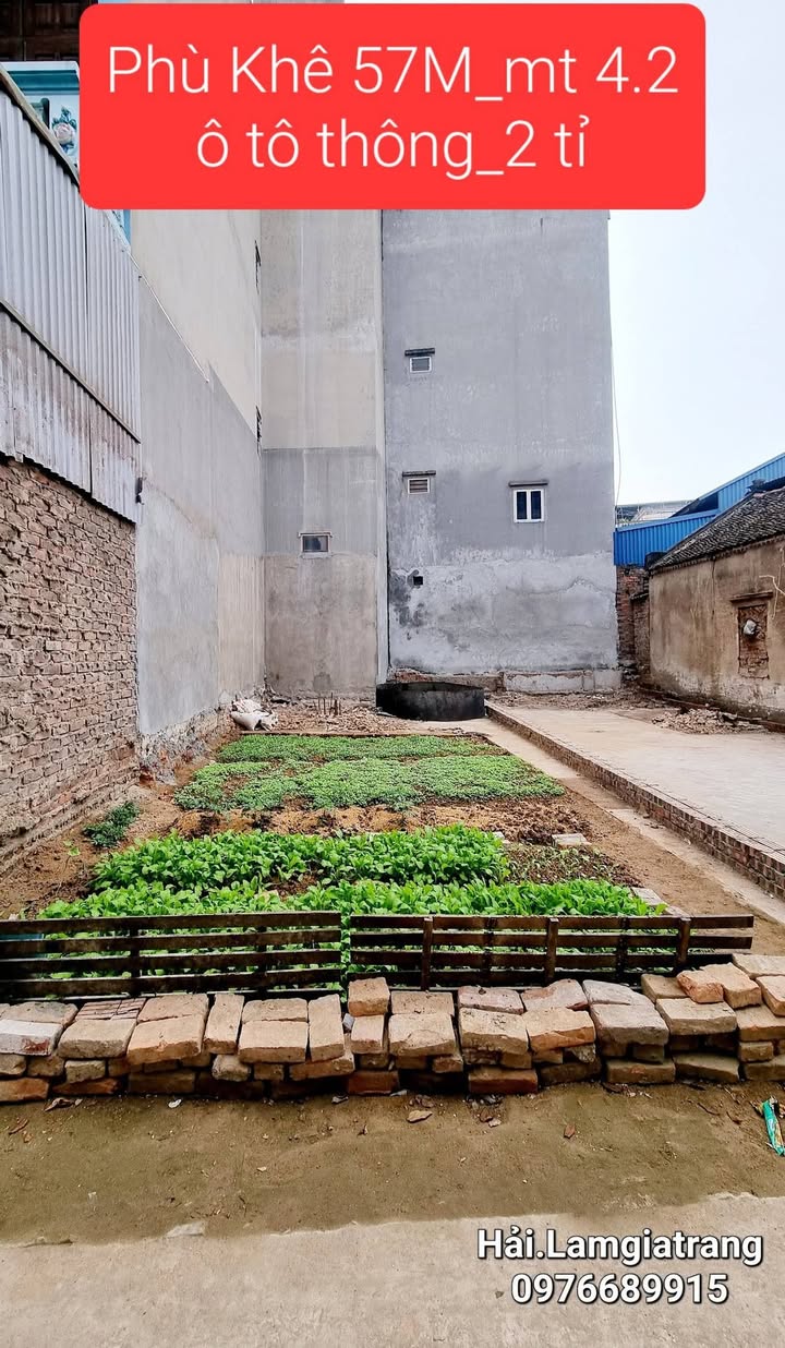Đất Phù Khê 57m² giá 2 tỷ - Ô tô vào tận nơi, gần trường học!