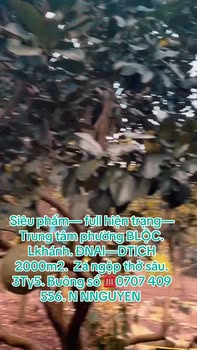 Đất nền Long Khánh 2000m² giá 3.5 tỷ - Cơ hội đầu tư hấp dẫn!