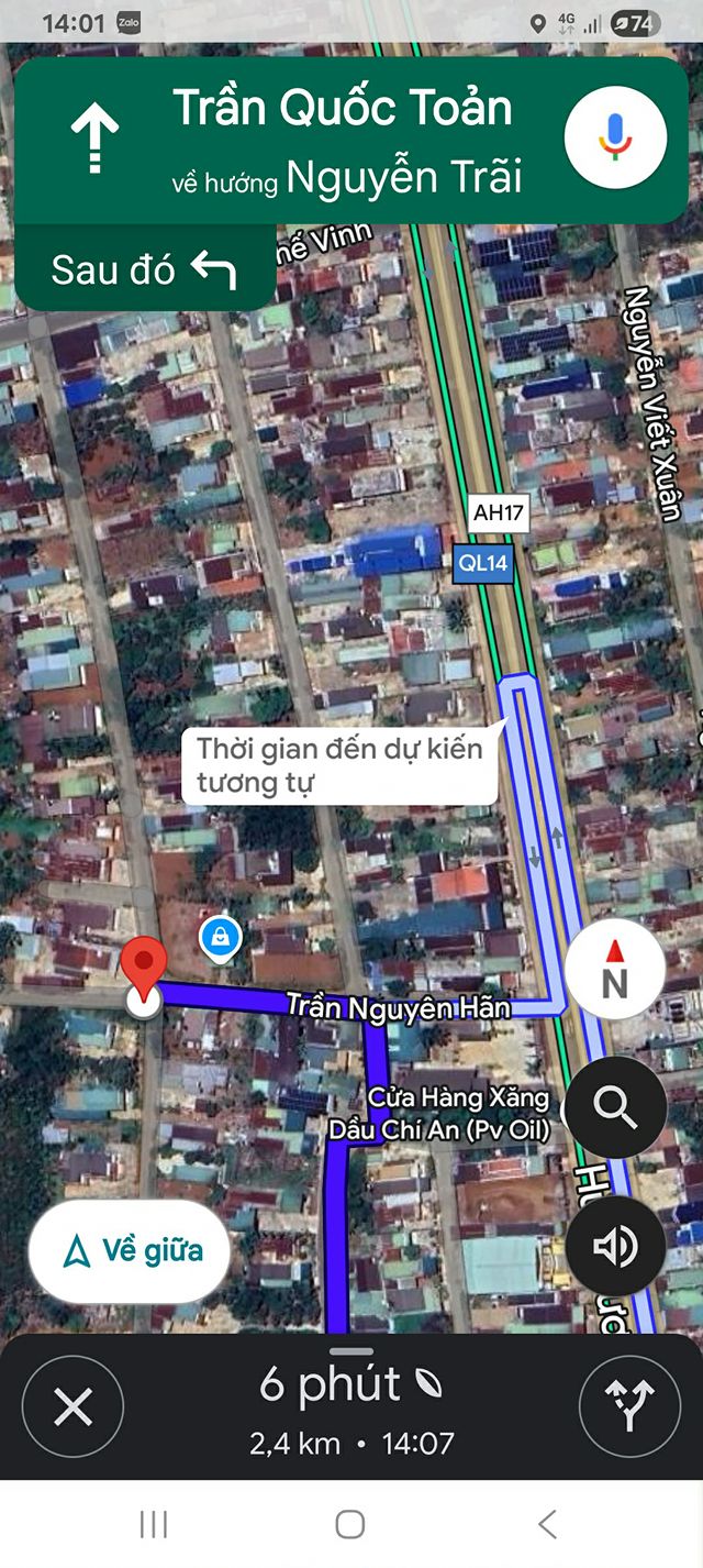 Đất nền Trần Nguyên Hãn, Buôn Hồ 98m² giá 1.5 tỷ - Cơ hội đầu tư hấp dẫn!