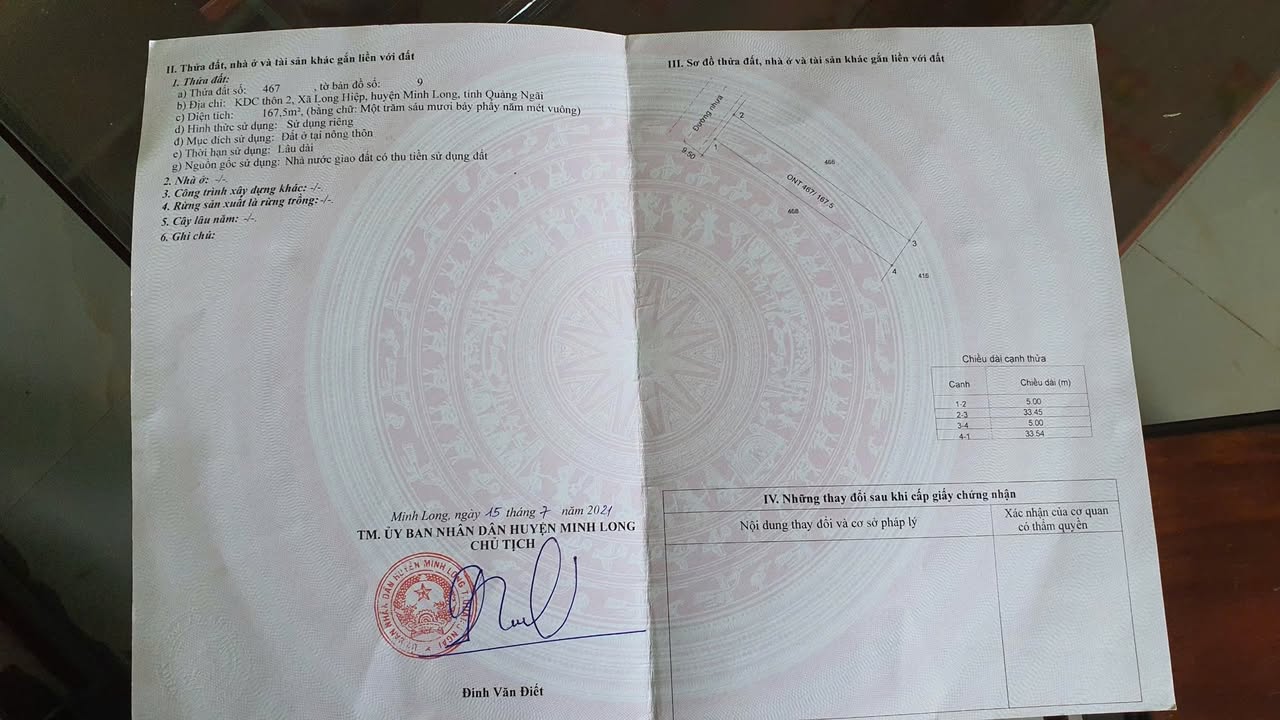 Đất nền Long Hiệp 167m² giá 650 triệu - Vị trí đẹp, sổ đỏ chính chủ!