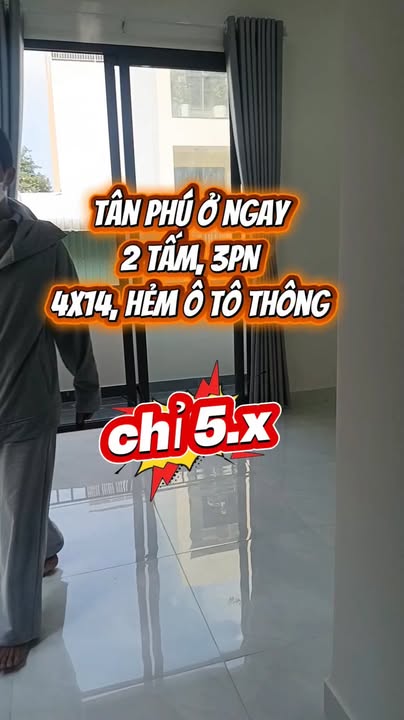 Nhà riêng hẻm 1/ Tây Thạnh Tân Phú 56m² giá 5 tỷ - Cơ hội vàng sở hữu ngay!