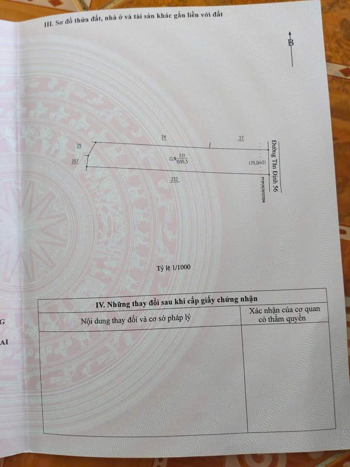 Đất 2 mặt tiền xã Tân Định, huyện Bắc Tân Uyên 5970m² - Sổ đỏ chính chủ, giá tốt!
