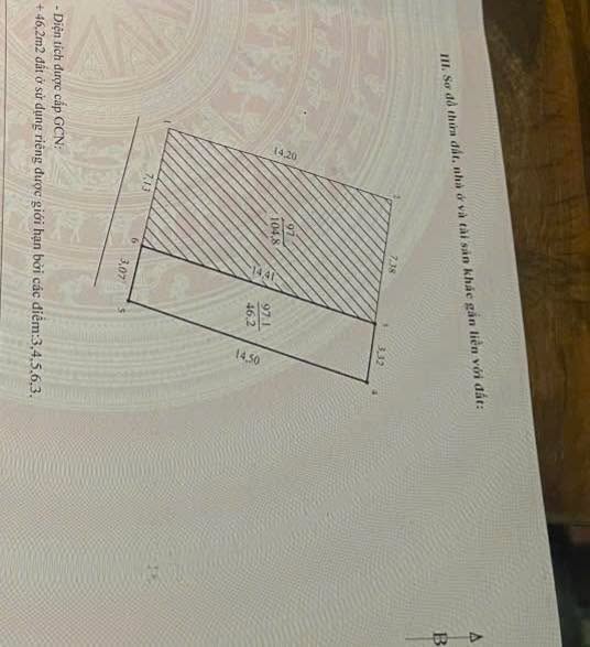 Đất nền Vĩnh Hưng 46,2m² giá 6,4 tỷ - Cơ hội đầu tư lý tưởng!