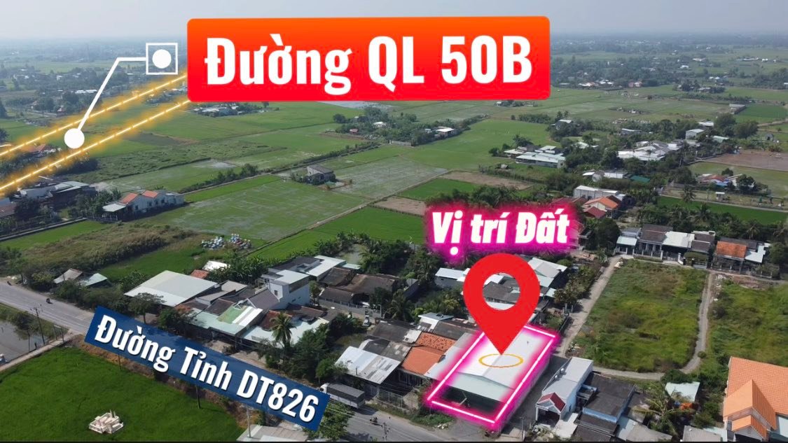 Đất thổ cư 390m² tại Mỹ Lệ, Cần Đước - Kho xưởng sẵn, giá 7 tỷ thương lượng!