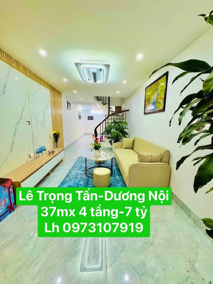 Nhà phố Lê Trọng Tấn, Dương Nội 38m² giá 7 tỷ - Thiết kế hiện đại, full nội thất!