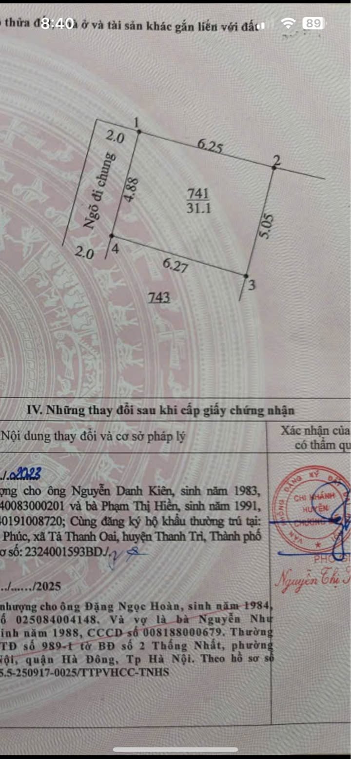 Đất nền Phụng Châu, Chương Mỹ 31m² giá 2.35 tỷ - Gần trường thể dục thể thao!