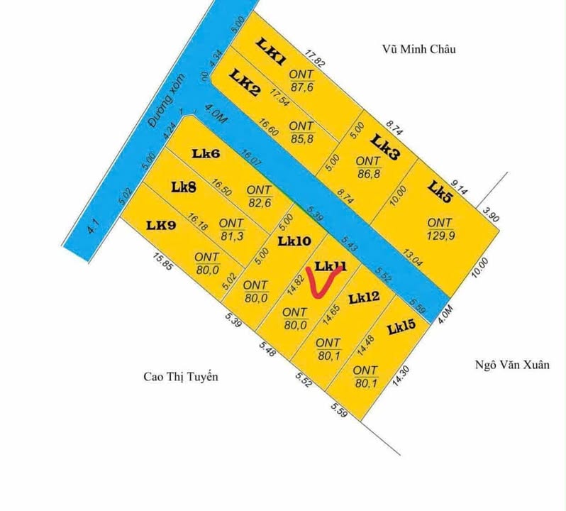 Đất nền Chúc Sơn, 80m² giá 1 tỷ - Tiềm năng sinh lời cao!