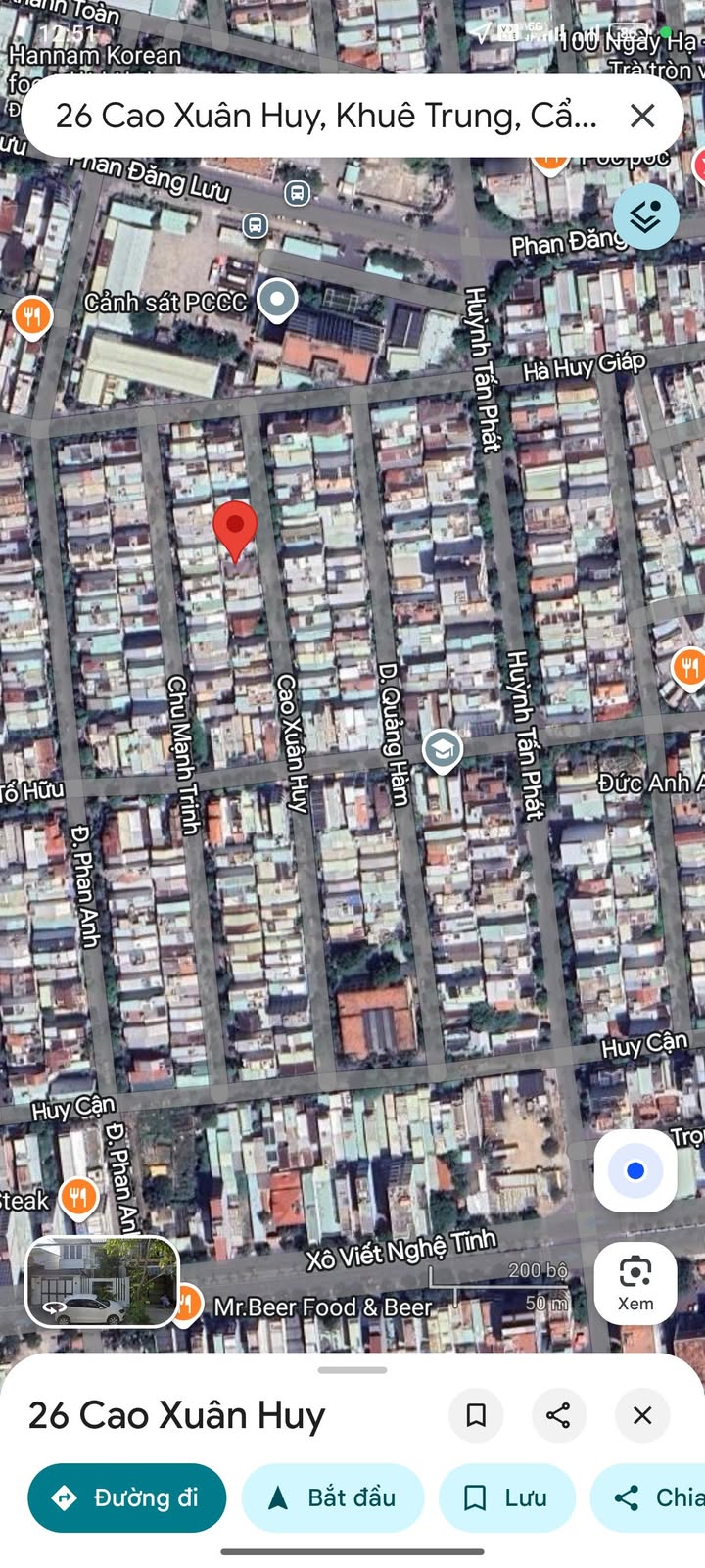 Nhà mặt tiền đường Cao Xuân Huy, Đà Nẵng 74m² giá 8.6 tỷ - Hướng Đông, có thương lượng!