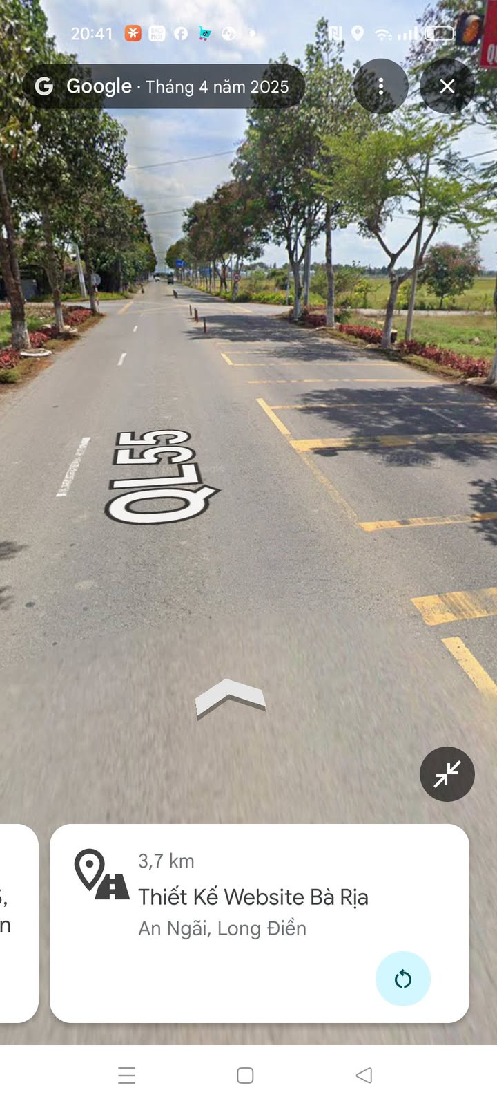 Đất nền An Ngãi, Long Điền 281m² giá 2.85 tỷ - Mặt tiền Quốc lộ 55, thuận tiện kinh doanh