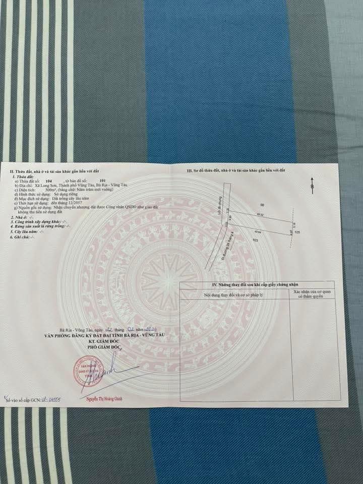 Đất nền Long Sơn, Vũng Tàu 500m² giá 2.5 tỷ - Cơ hội đầu tư tuyệt vời!