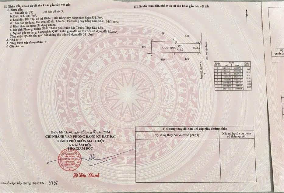 Đất hẻm 56 Nguyễn Thị Định, Thành Nhất 417m² giá 3.89 tỷ - Cơ hội đầu tư tuyệt vời!