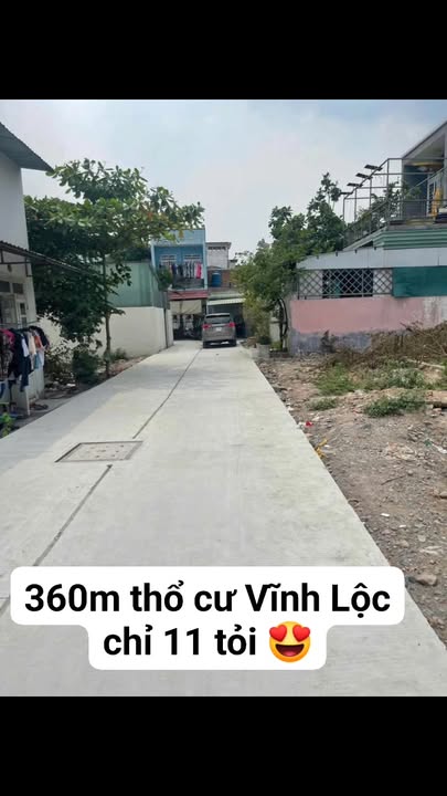 Đất nền Vĩnh Lộc B, Bình Chánh 360m² giá 11 tỷ - Cơ hội đầu tư hiếm có!