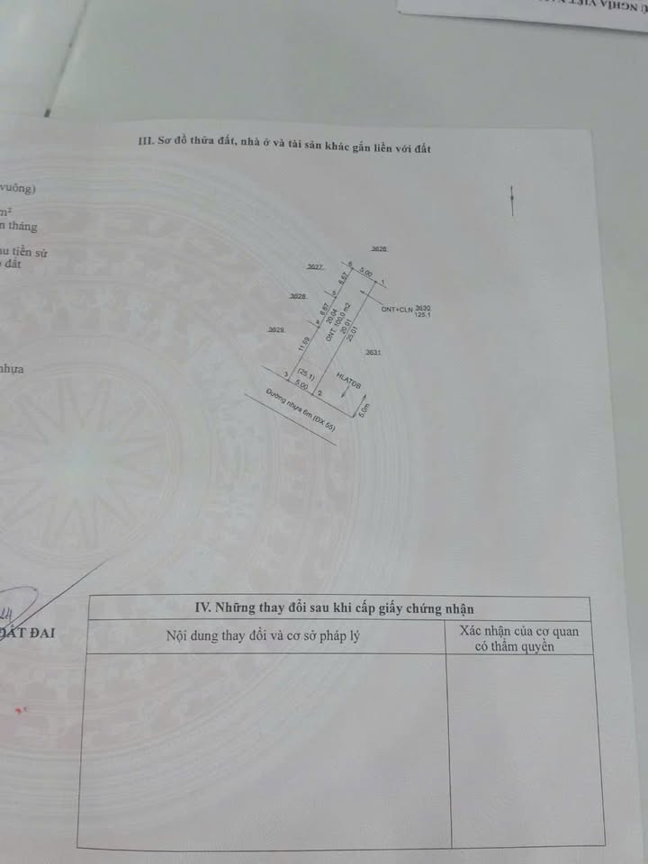 Đất nền Phú An, Bến Cát 125m² giá 1.38 tỷ - Vị trí đắc địa gần ngã tư Phú Thứ!