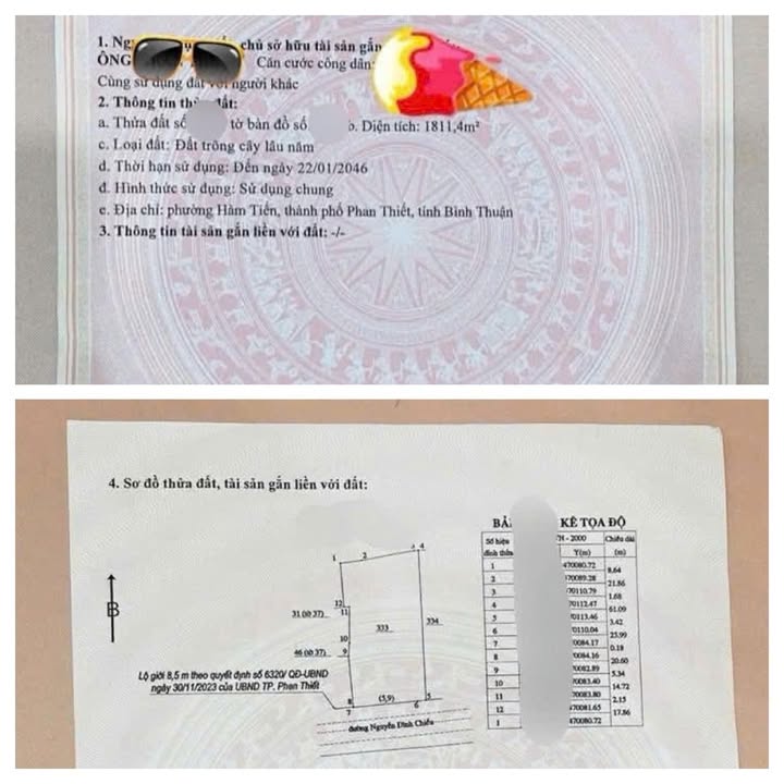 Đất nền Nguyễn Đình Chiểu, Hàm Tiến, 1211m² - Cơ hội đầu tư sinh lời!