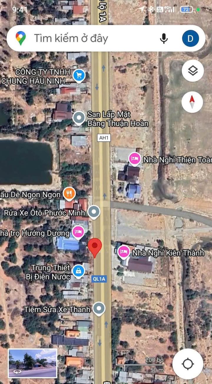 Đất thổ cư mặt tiền QL1A Thuận Nam Ninh Thuận 545m² giá 2 tỷ - Cơ hội đầu tư tuyệt vời!