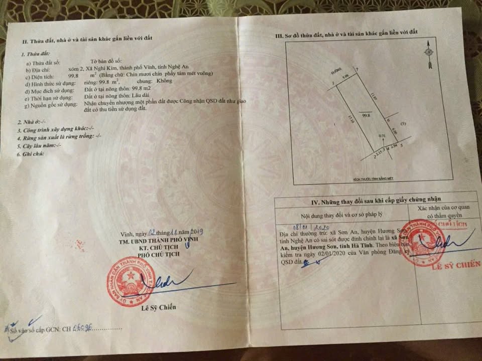 Đất Nghi Kim Vinh 100m² giá 1.99 tỷ - Cơ hội đầu tư tuyệt vời!