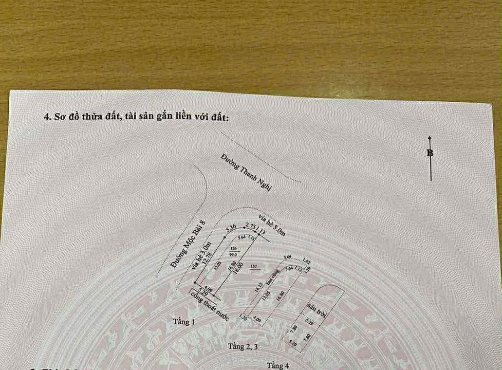 Nhà 4 tầng mặt tiền đường Thanh Nghị, 99m² giá 9 tỷ - Cơ hội hiếm có!