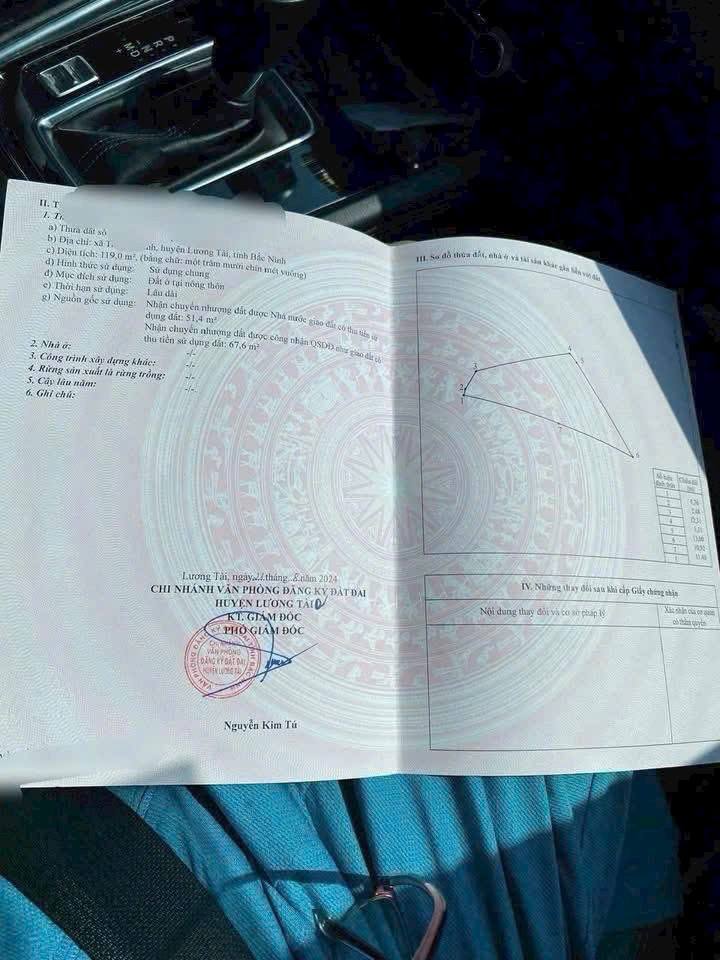 Lô đất 3 mặt tiền tại Trung Chính, Lương Tài, Bắc Ninh 120m² giá chỉ 1.1 tỷ - Cơ hội đầu tư hấp dẫn!