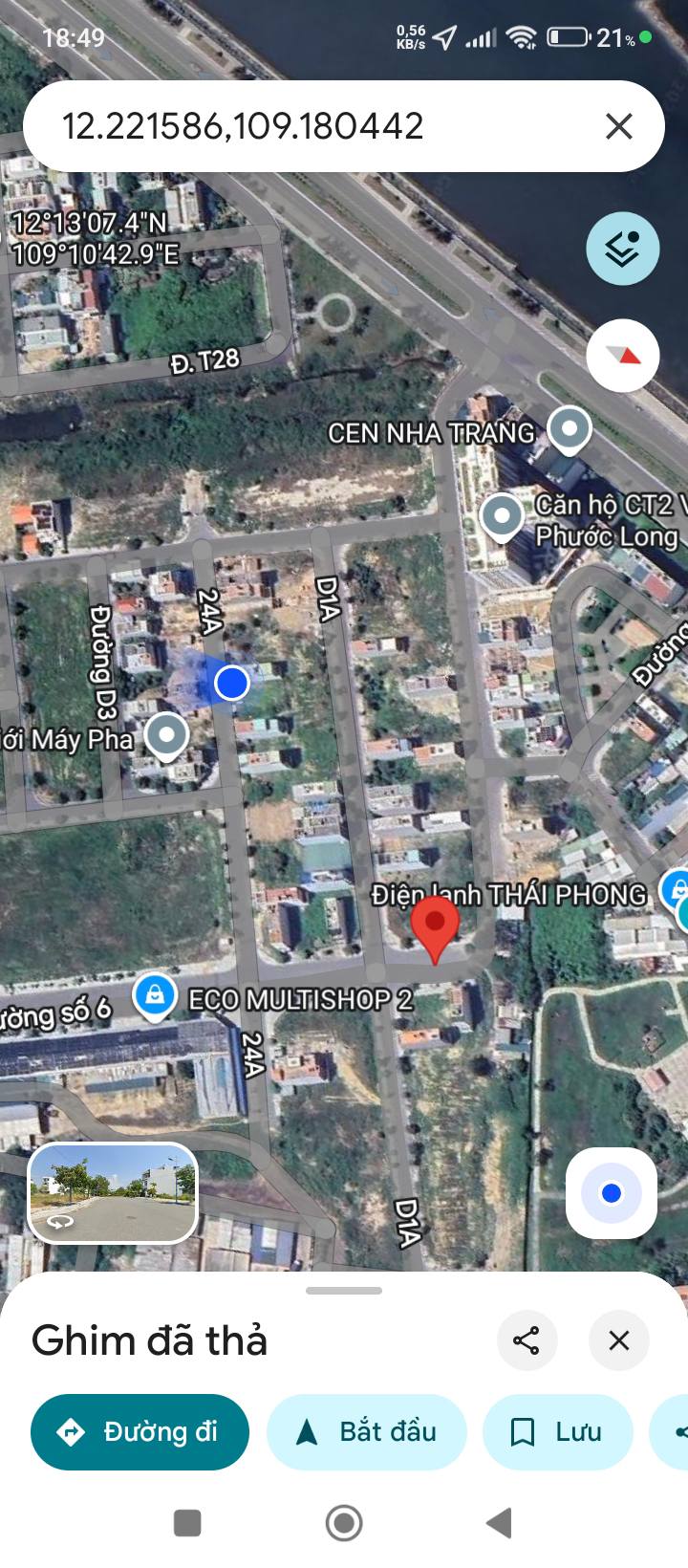 Đất nền Khu đô thị Hoàng Long Nha Trang 98m² giá 5.4 tỷ - Mặt tiền đường nhựa 26m