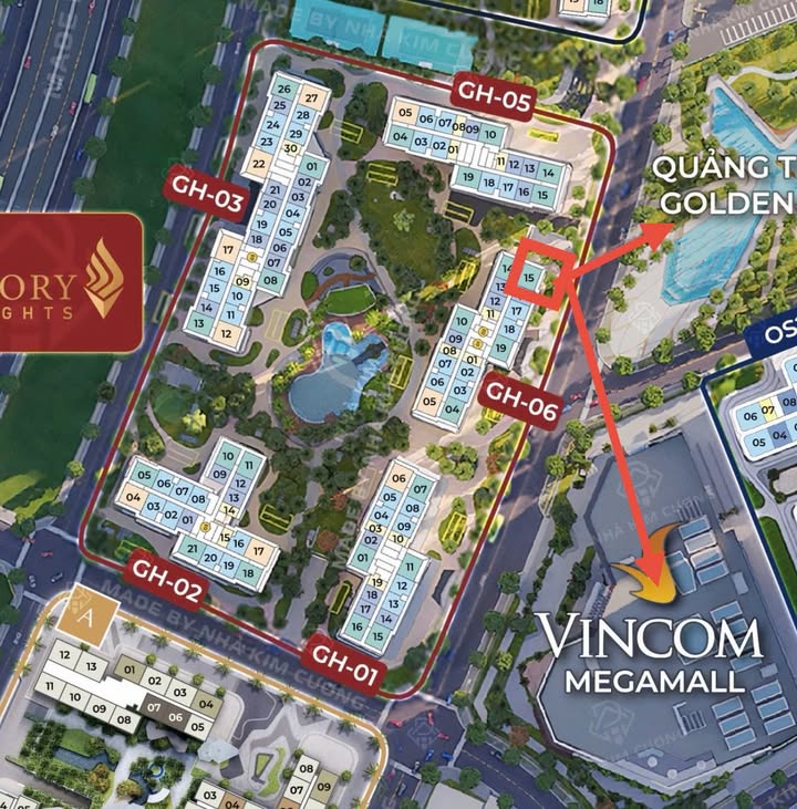 Căn hộ Glory Heights Thủ Đức 70m² giá 4.2 tỷ - Thiết kế rộng rãi, view đẹp