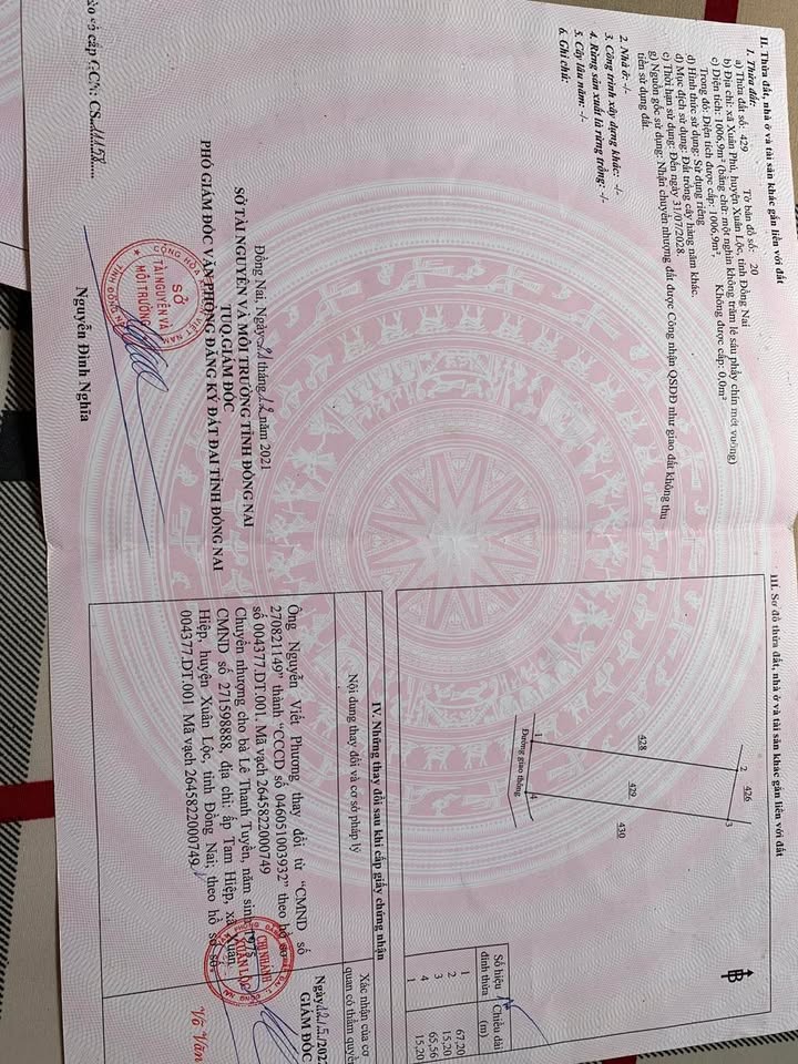 Đất nền chính chủ Xuân Phú 3600m² giá 1 tỷ - Đầu tư sinh lời ngay!