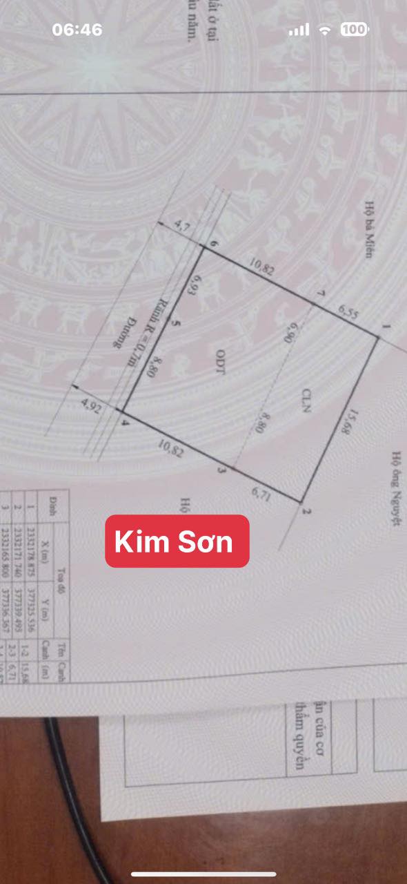 Đất nền Kim Sơn Đông Triều 274m² giá 1 tỷ - Mặt tiền 15m, cơ hội đầu tư lý tưởng!