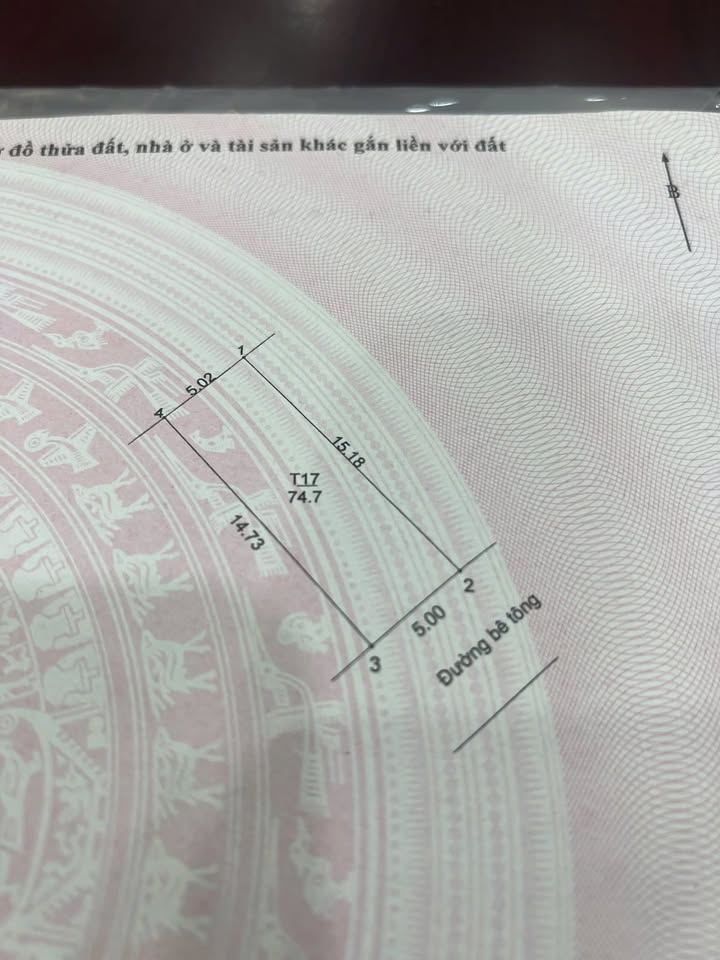 Đất Lệ Chi Gia Lâm 75m² giá 4.35 tỷ - Mặt tiền 5m, hướng Đông Nam thoáng mát!