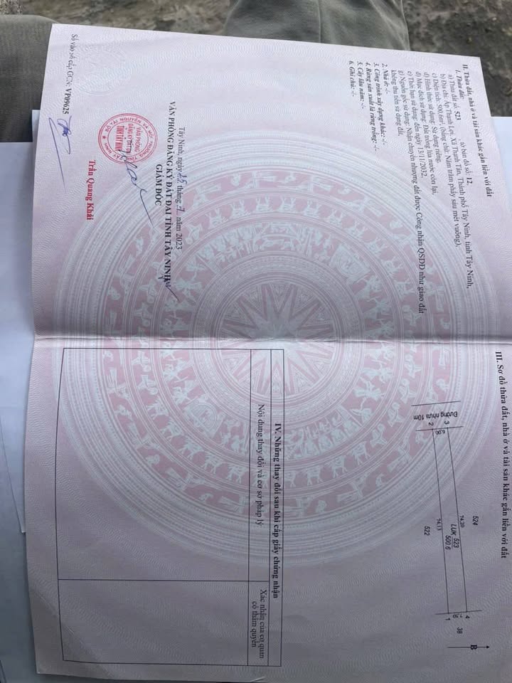 Đất nền Bình Minh Tây Ninh 444m² giá chỉ 420 triệu - Mặt tiền đường nhựa!