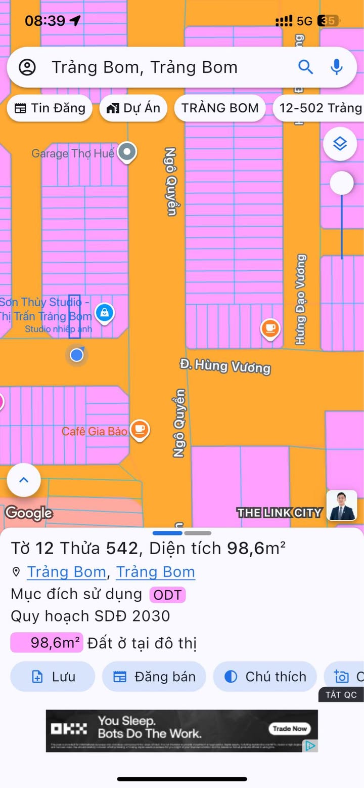 Bán đất dự án Hưng Thuận Trảng Bom 200m² giá 7.6 tỷ - Đầu tư sinh lời vượt trội!