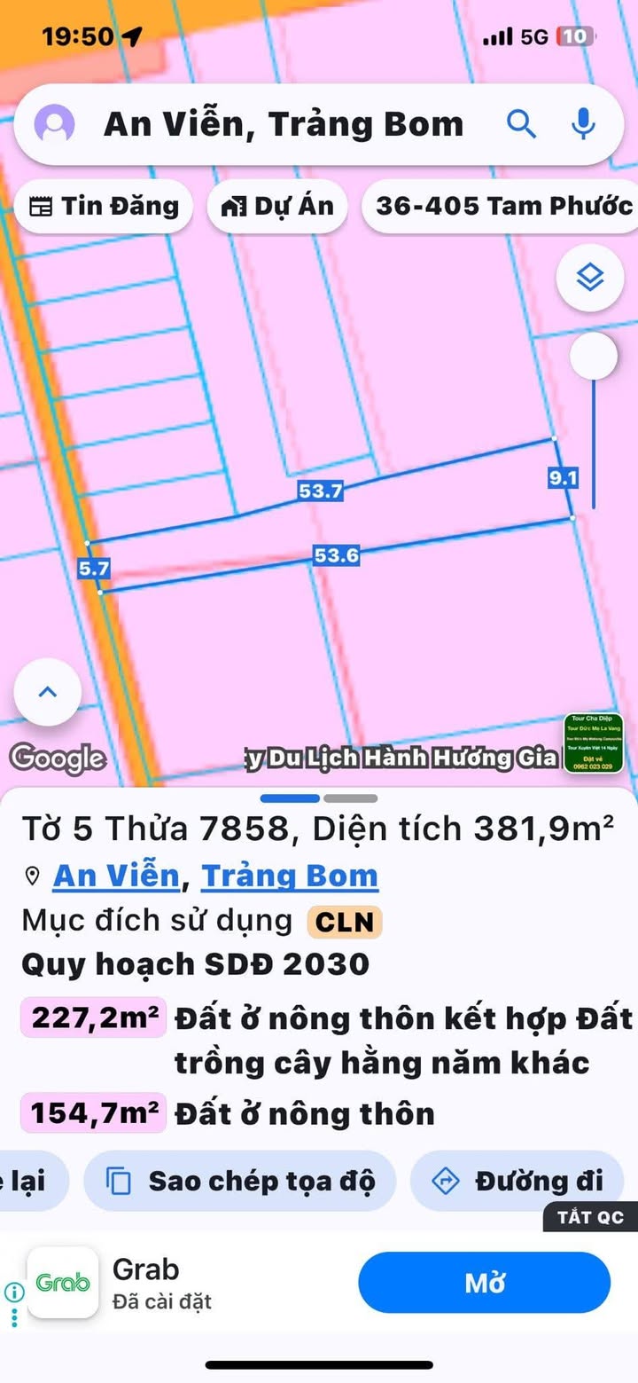 Đất thổ cư ấp 4 An Viễn 305m² giá 1.7 tỷ - Sổ đỏ chính chủ sẵn sàng giao dịch!