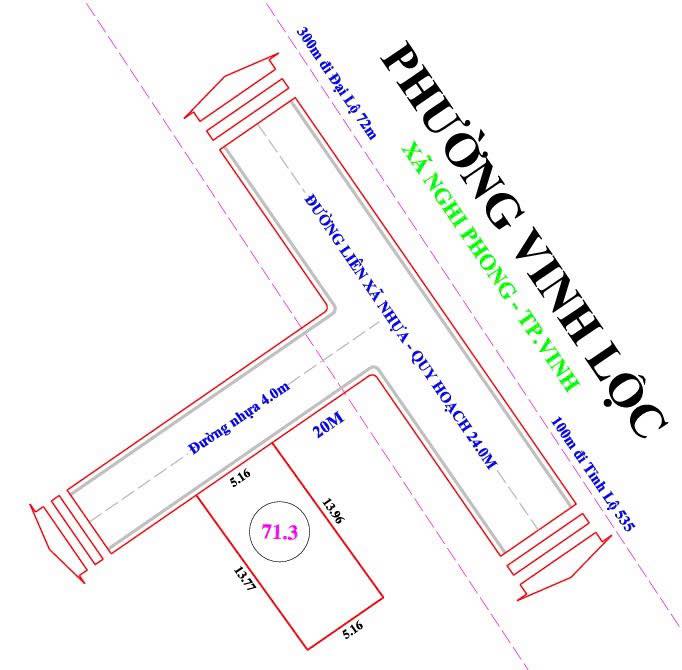 Đất Nghi Phong 71m² giá 1 tỷ - Vị trí đẹp, cơ hội đầu tư hấp dẫn!