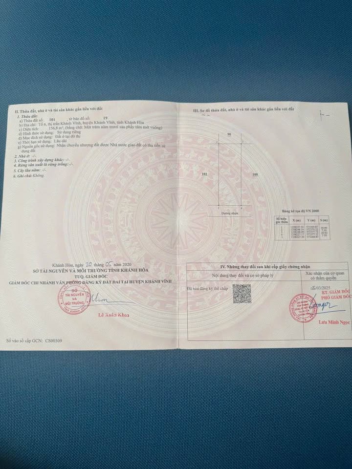 Đất nền khu đô thị Khánh Vĩnh 156m² - Giá thỏa thuận hấp dẫn!