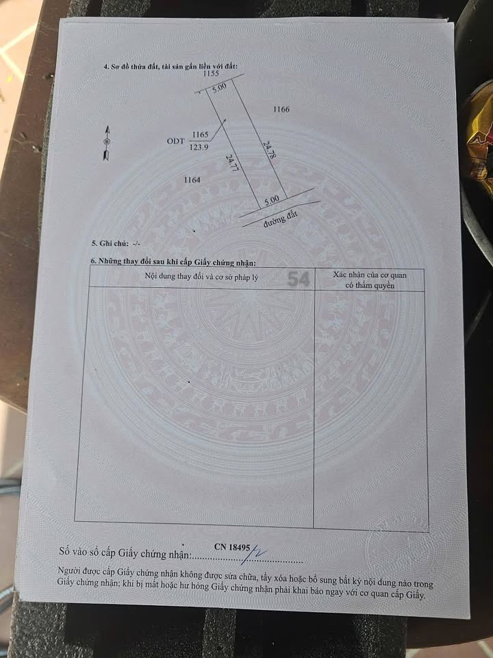 Đất ở KP. Lộc Trác, P. Gia Lộc, Trảng Bàng 125m² - Sổ đỏ chính chủ, giá chỉ 4xx triệu!
