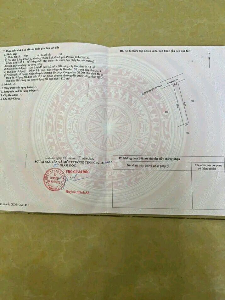 Đất ở chính chủ tại Nguyễn Chí Thanh, Thắng Lợi, 200m² chỉ 800 triệu - Đầu tư sinh lời ngay!