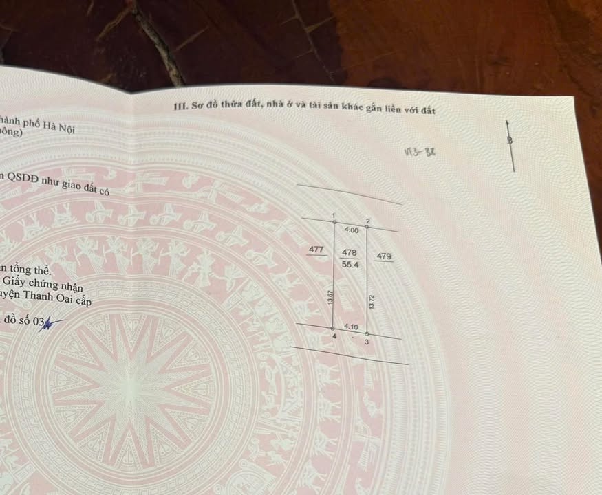 Nhà riêng Thanh Oai 55m² giá 4 tỷ - Đỗ cửa ô tô ngay!