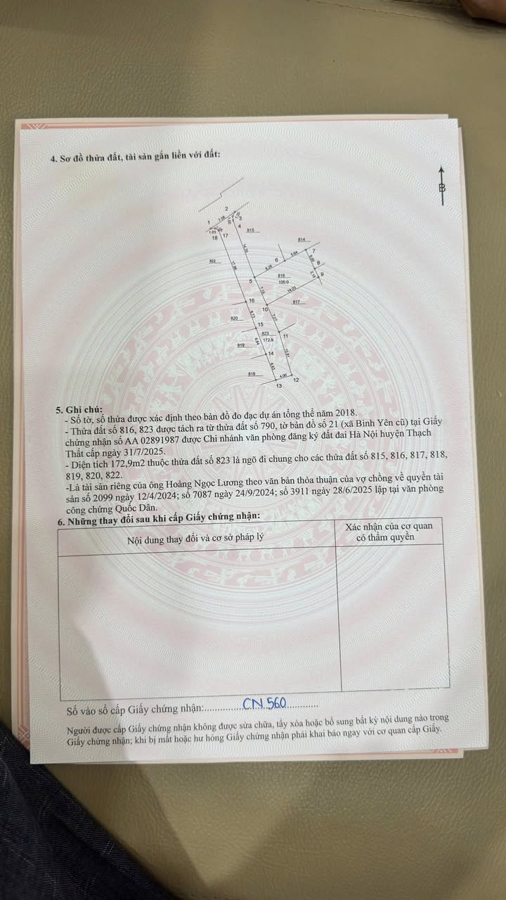 Đất thổ cư Thạch Thất 100m² chỉ 3 tỷ - Cơ hội đầu tư lý tưởng!