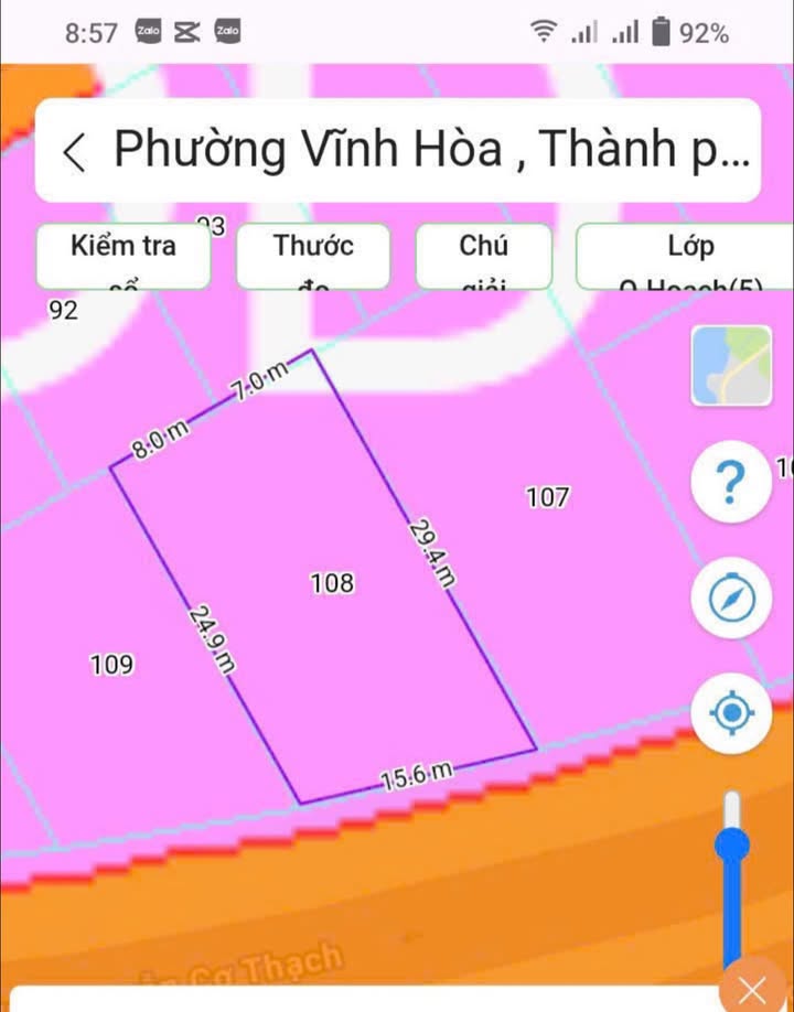 Bán đất mặt tiền Nguyễn Cơ Thạch Vĩnh Hòa Nha Trang 405m² - View biển siêu đẹp!