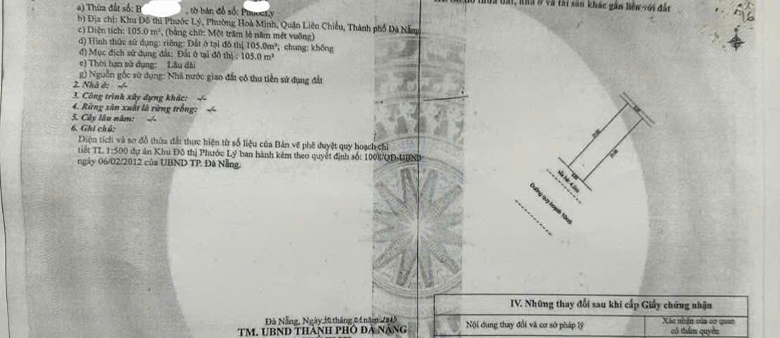 Đất nền kinh doanh Hòa Minh, Đà Nẵng 210m² giá 11.5 tỷ - Vị trí đắc địa, cơ hội đầu tư hấp dẫn!