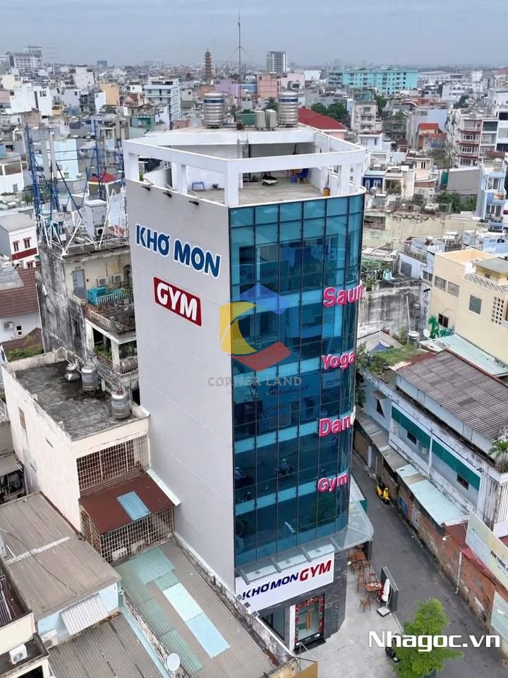 Tòa nhà cho thuê góc 2 mặt tiền Nơ Trang Long, Bình Thạnh 200m² - Thích hợp ngân hàng, thẩm mỹ viện!