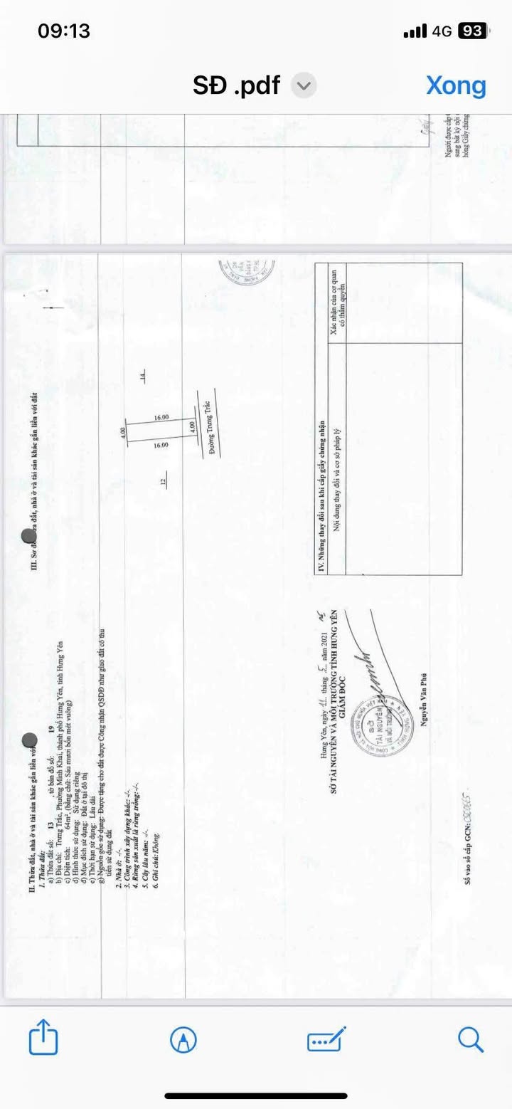 Nhà mặt phố Trưng Trắc, Hưng Yên 64m² giá chỉ 4 tỷ - Kinh doanh thuận lợi!