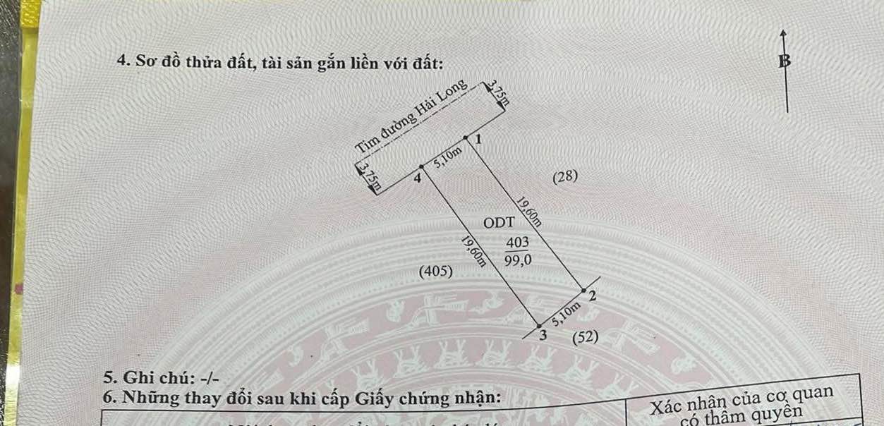 Đất nền Hải Thành, Dương Kinh 99m² - Vị trí đắc địa, giá tốt!