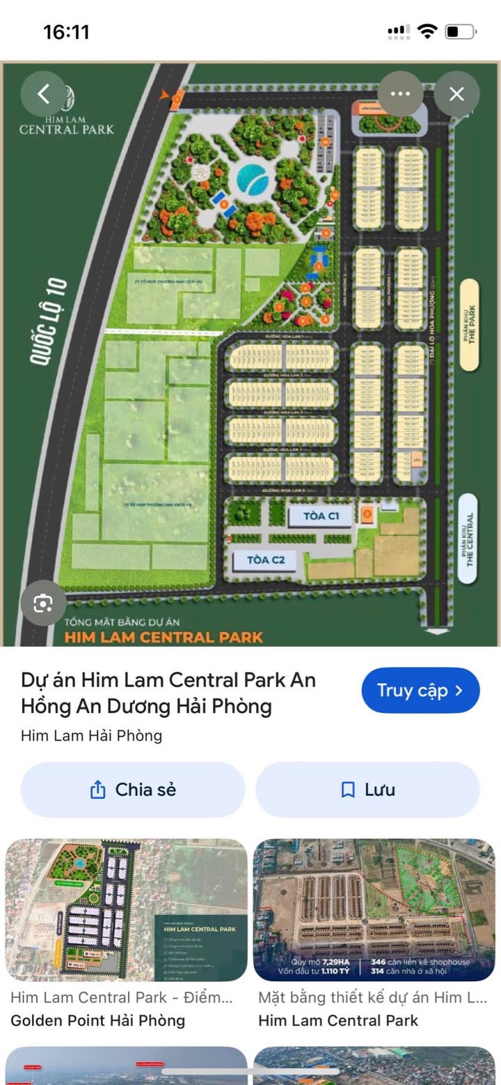 Bán gấp townhouse 4 tầng 65m² tại Him Lam Central Park, giá 3.8 tỷ - Cơ hội đầu tư tuyệt vời!