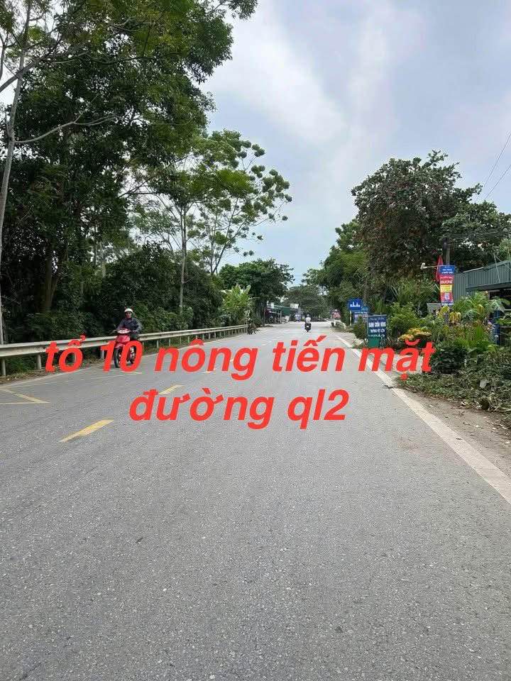 Đất nền mặt tiền QL2 Nông Tiến 261.9m² - Vị trí đắc địa kinh doanh!
