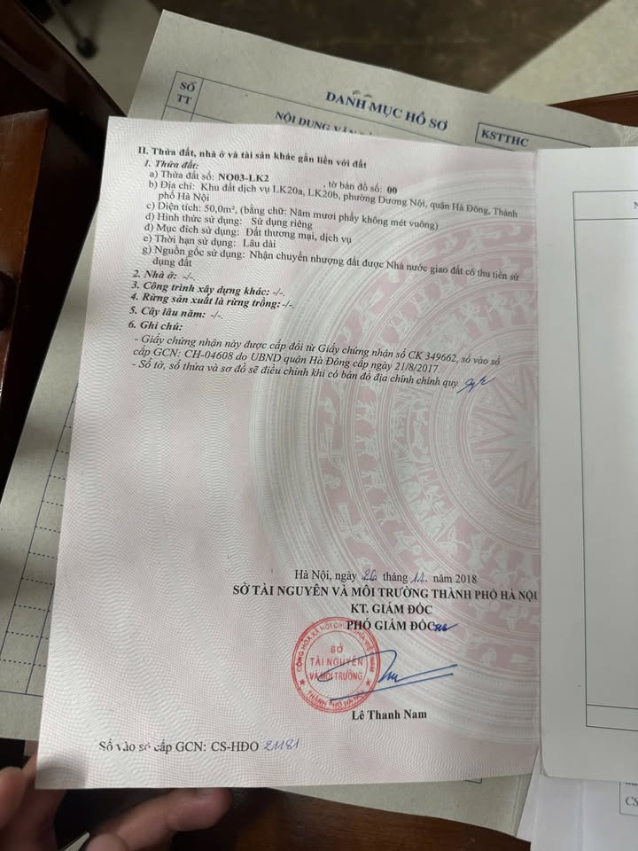 Đất nền Dương Nội Hà Đông 100m² - Chính chủ bán ngay, giá thỏa thuận!