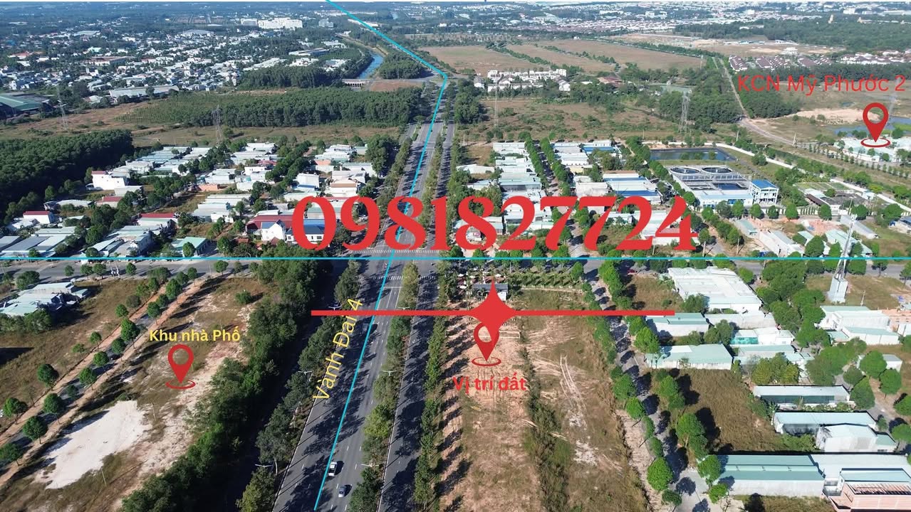 Đất nền mặt tiền Vành Đai 4, Bình Dương 150m² giá 2.9 tỷ - Cơ hội đầu tư sinh lời!