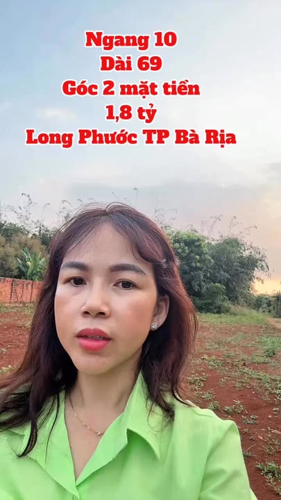 Đất nông nghiệp 2 mặt tiền tại Long Phước, Bà Rịa - 690m² chỉ 1.8 tỷ - Sổ hồng chính chủ!