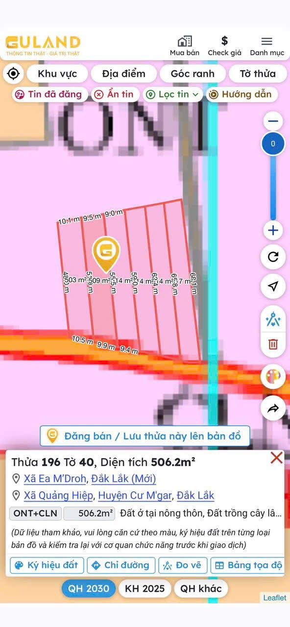 Đất nền thổ cư Quảng Hiệp - Cư M'gar 500m² chỉ từ 239 triệu - Sổ đỏ chính chủ!