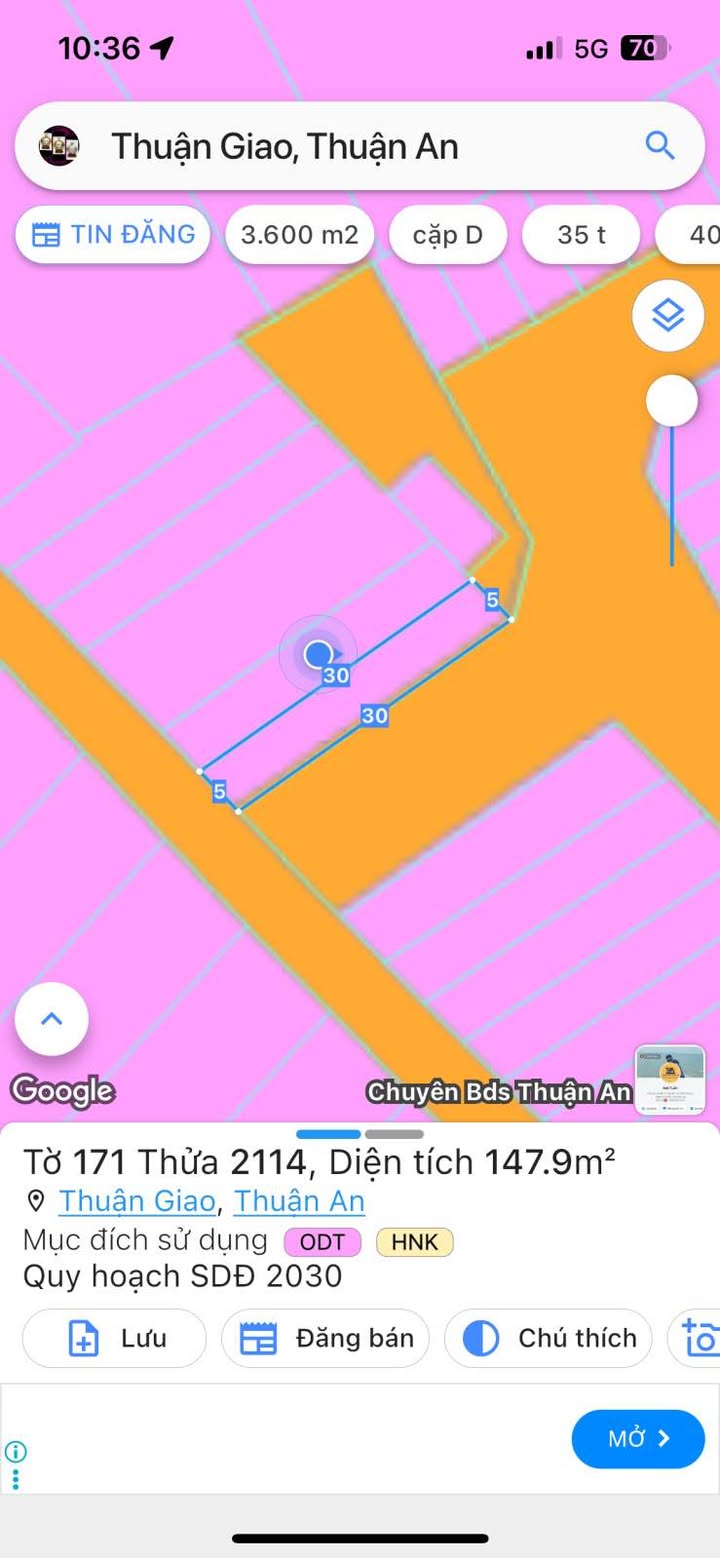 Bán FrontHouse 2 mặt tiền đường Thuận Giao 19, Bình Dương 147m² - Đầu tư sinh lời cao!