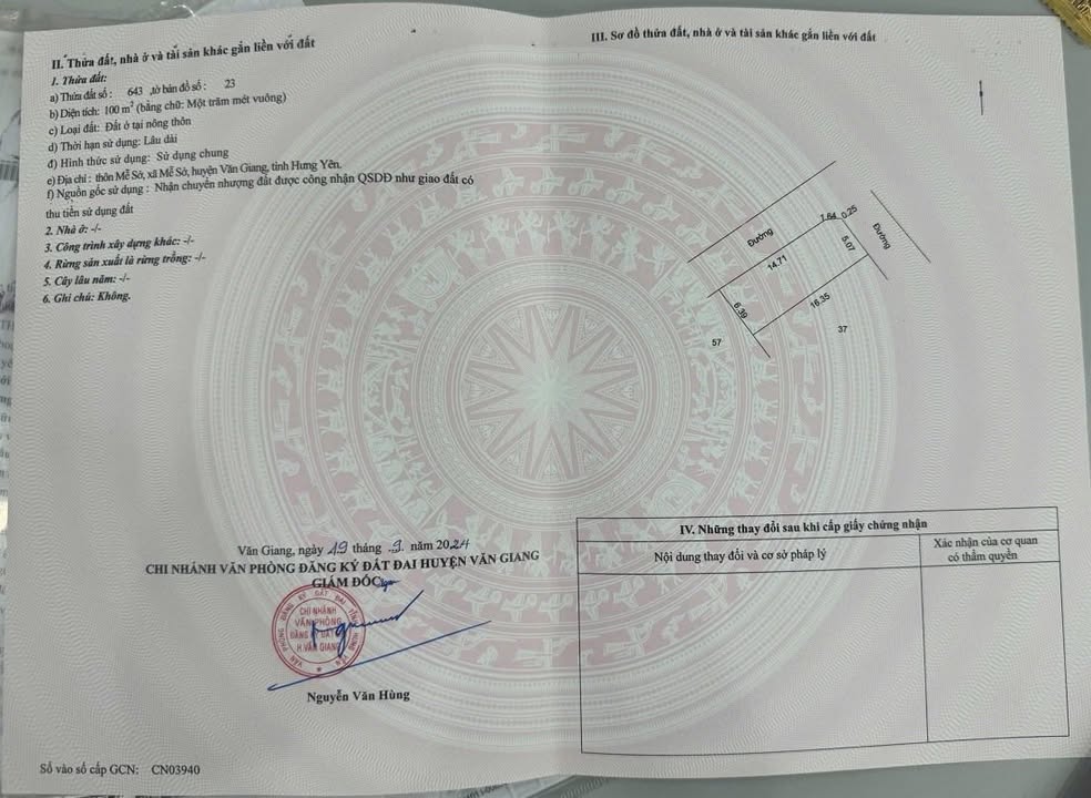 Đất lô góc Mễ Sở, Văn Giang 100m² giá chỉ 4x triệu - Đầu tư tuyệt vời!