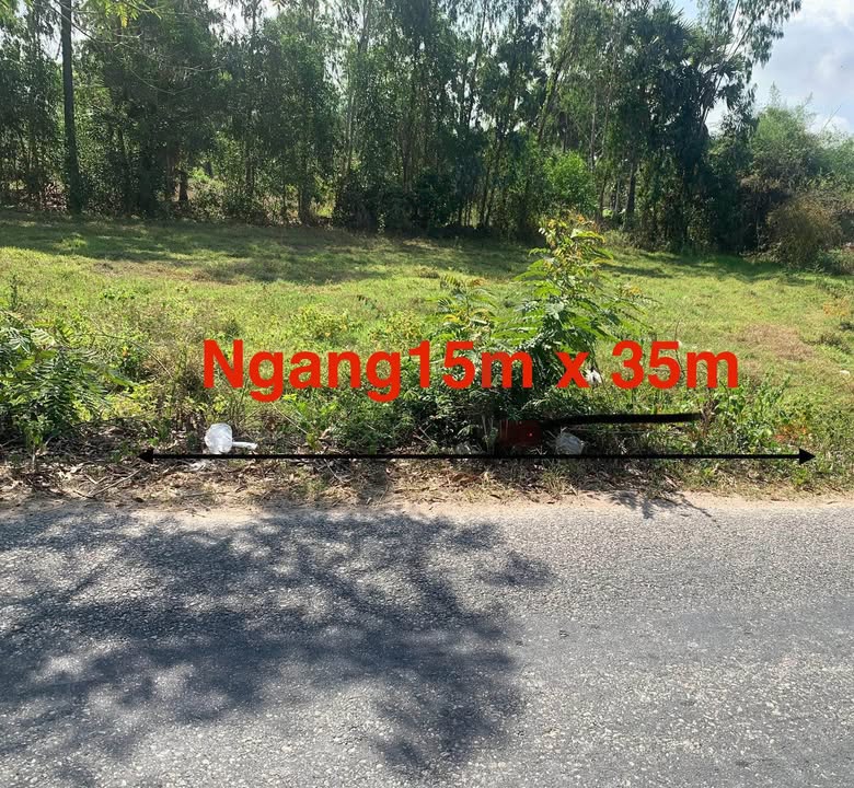 Đất nền mặt tiền Hương Lộ 9, Tịnh Biên 418m² giá 1.4 tỷ - Sổ hồng riêng!